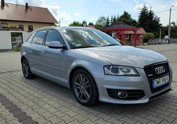 Audi A3 cena 33900 przebieg: 280000, rok produkcji 2011 z Siedliszcze małe 79